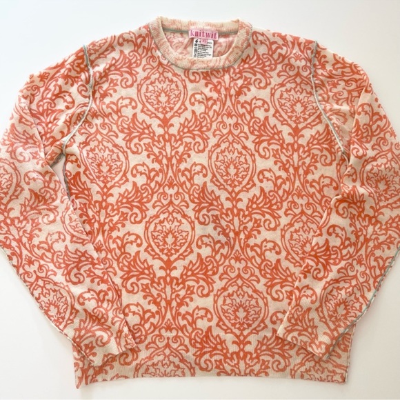 Knitwit 100% Cashmere One of a Kind Handmade Sweater NWT Women’s Size XS - Picture 4 of 10